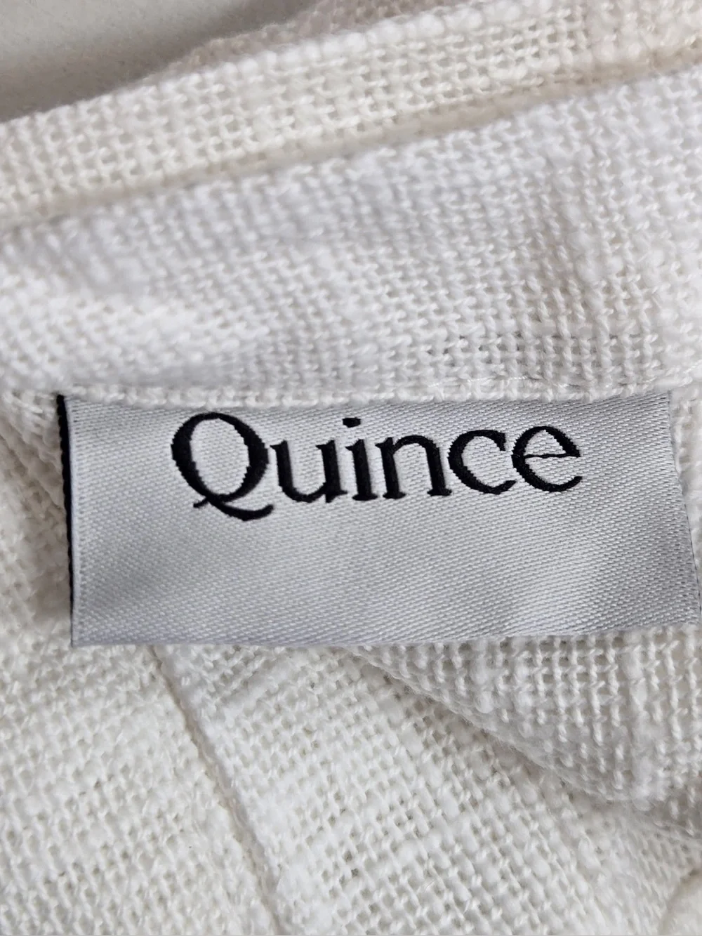 NWT QUINCE Set Of 4 48x84 Cotton Sheer Curtains White 0718